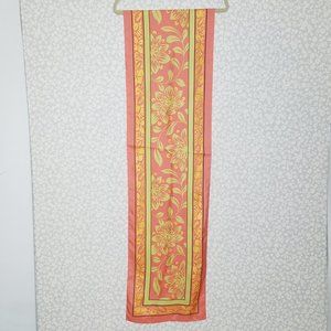 Hilo Hattie Hawaii 100% Silk Scarf 58"x 14"